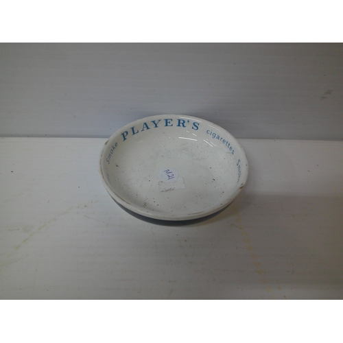 158 - A Player's Please Arklow ashtray - 12cmW