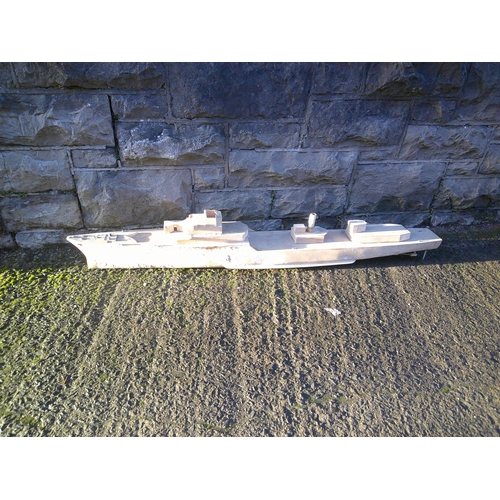 248 - A wooden scratch built Frigate - 176cmL