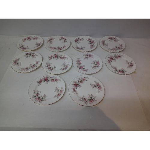 286 - Ten Royal Albert - Lavender Rose - side plates - 16cmD each