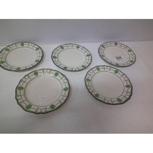 294 - Five Royal Doulton - Countess pattern - side plates - 16cmD