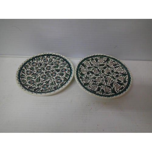 311 - Two small stoneware plates - 16.5cmD