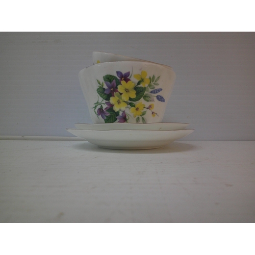 245 - A Royal Tara cup, saucer and sugar bowl