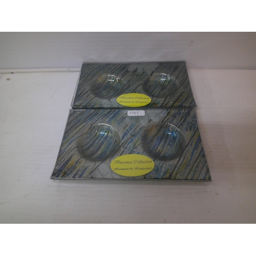 249 - Two sets of new candleholders