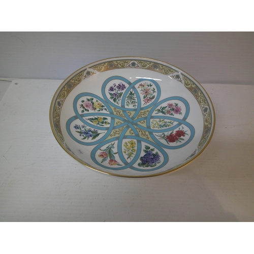 281 - A Minton coloured pottery fruit bowl - 29cmH