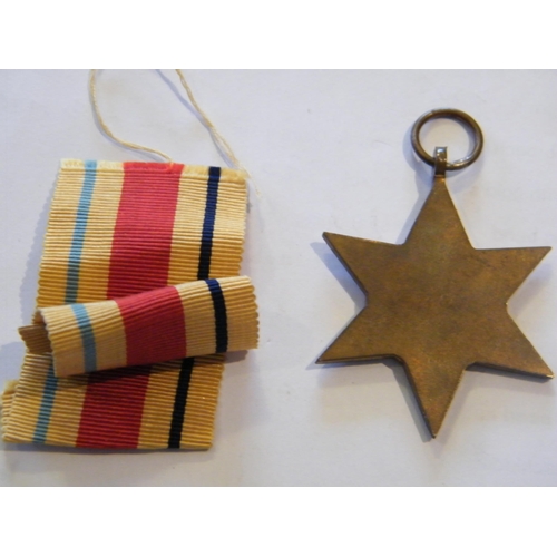 203 - WWII Africa star medal & ribbon