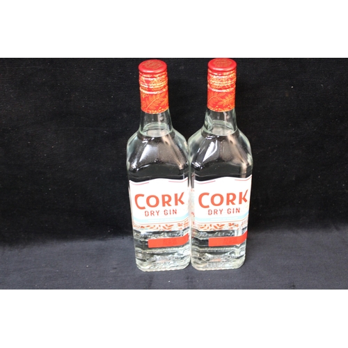 124 - Two bottle of Cork Dry gin