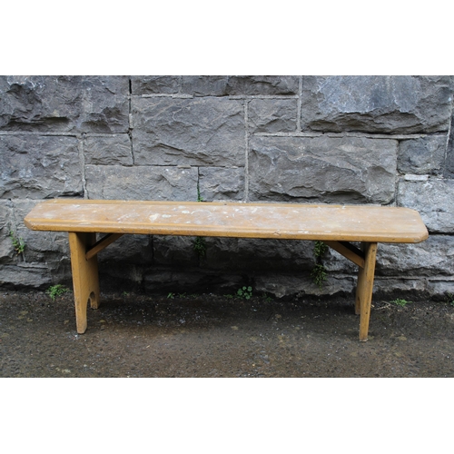 230 - A pine bench - 147cmL x 47cmH