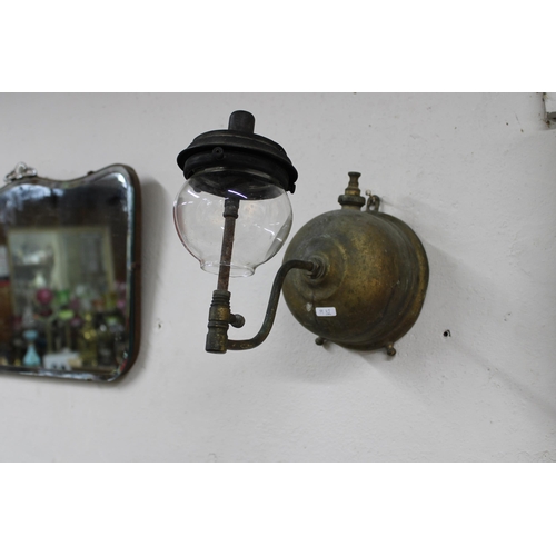 257 - A swan neck Tilley lamp