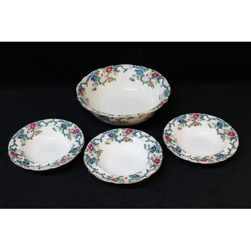 192 - Four pieces of Royal Cauldon Victoria pattern