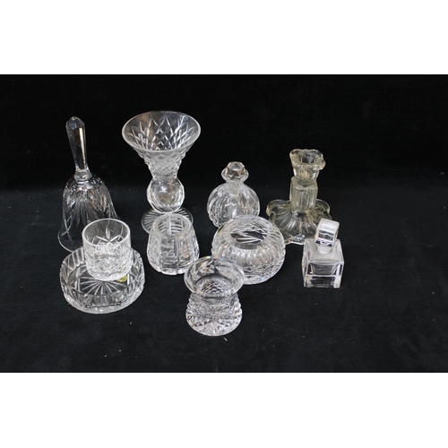 185 - A lot of Tyrone cut crystal glass etc.