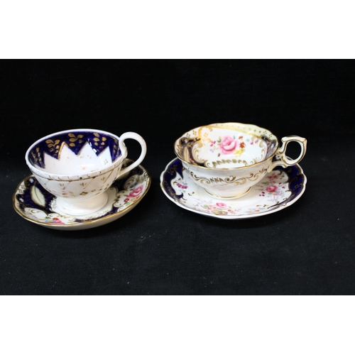 190 - Two fine bone china cups & saucers