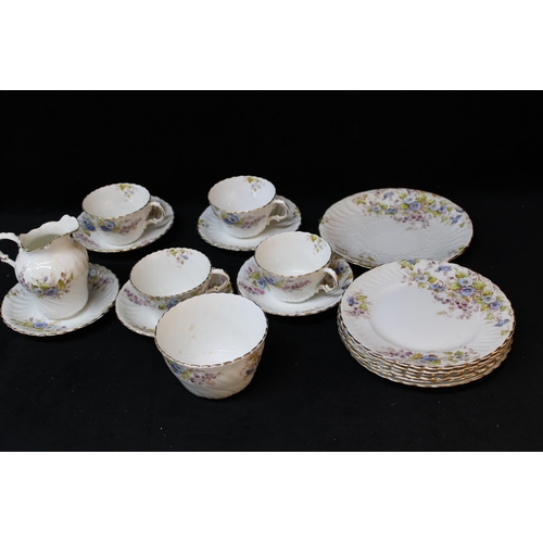 191 - A lot of Victorian fine bone china