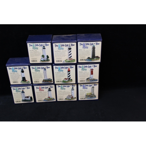 193 - Eleven, new, boxed 'This Little Light of Mine' lighthouses