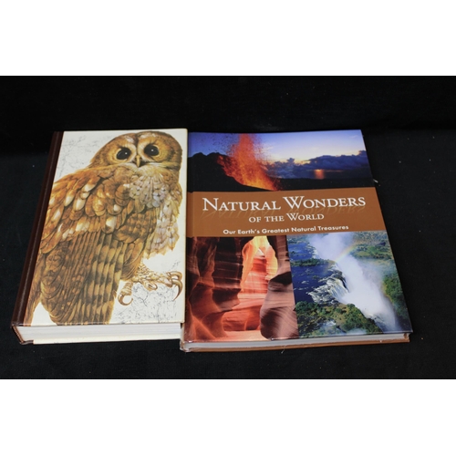 208 - 2 Natural History Books. Book of British Birds & Natural Wonders of the World