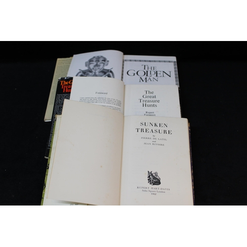 223 - 3 books. The Golden Man by von Hagen, Sunken Treasures by Latil & Rivoire &The Great Treasure Hunts ... 