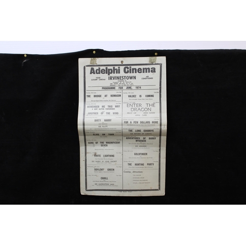 285 - An Adelphi Cinema, Irvinestown poster - June 1974