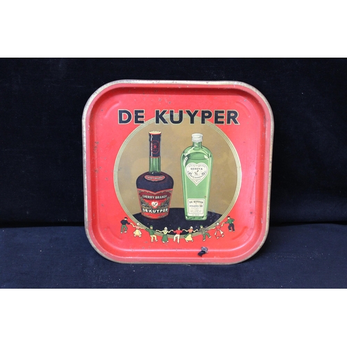 184 - A De Kuyper pub tray 34cm X 34cm