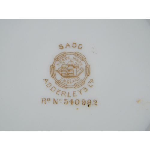313 - Two cabinet plates - one Hammersley & one Adderley's - 23.5cm largest