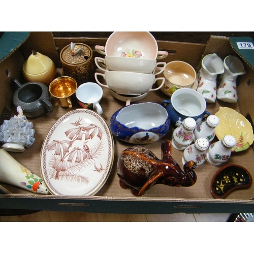 314 - A box & contents