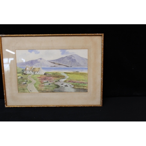 32 - An original watercolour Co. Donegal by M. Carter 49cm X 36.5cm