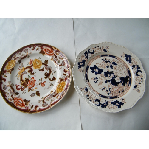 322 - Two Mason's plates - 27cm