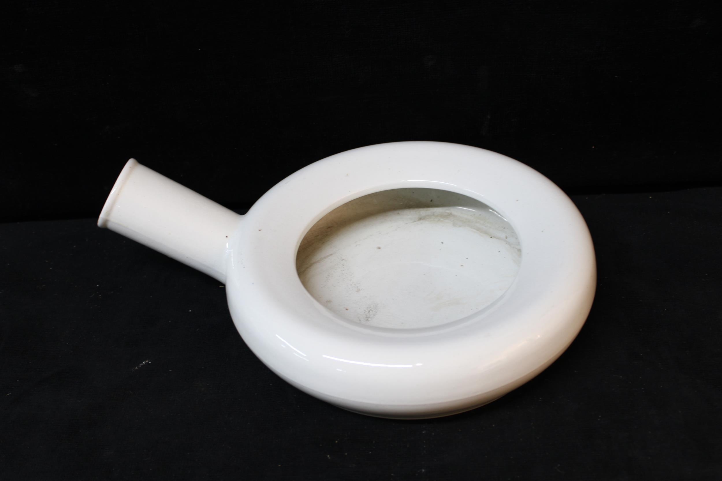 A 2nd period Belleek Urinal - 39cm x 7cm