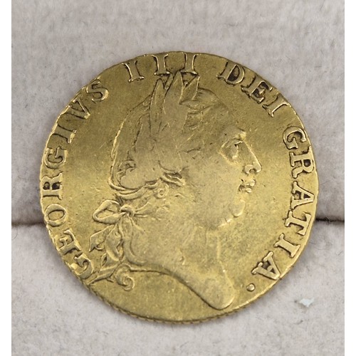 58 - 1787 George III 22ct yellow gold Guinea coin. [8.26grams]