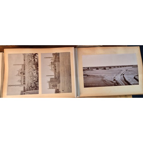 400 - Two Albums belonging to 2nd Lt. J.C.LEES documented photograph albums of his travels and life. Inclu... 