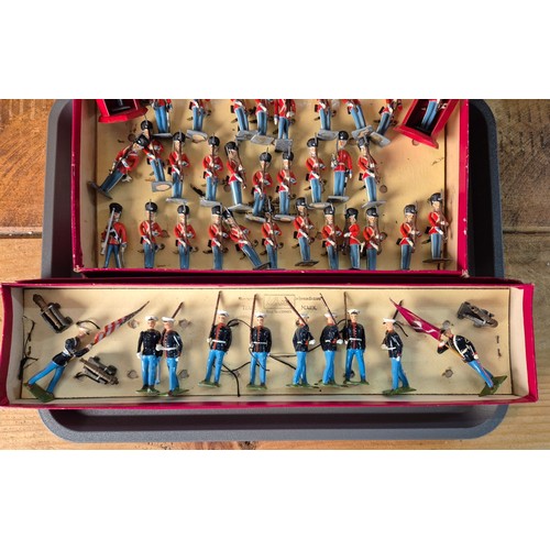 409 - Two Boxes of Britain's lead hand painted soldiers. 