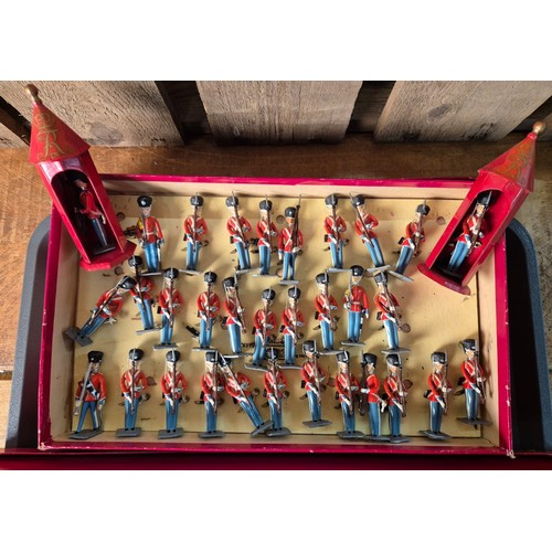 409 - Two Boxes of Britain's lead hand painted soldiers. 