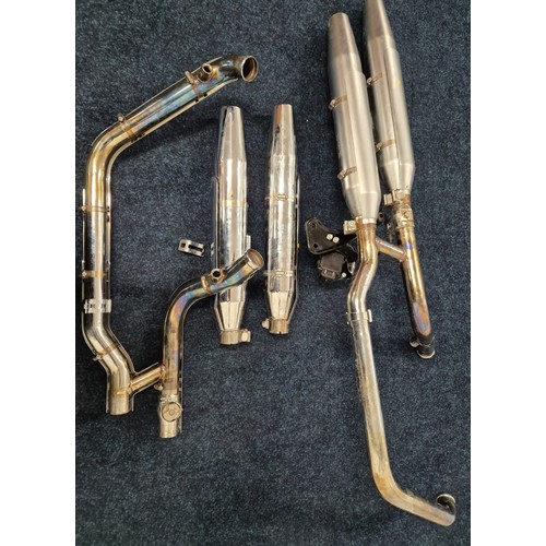 499 - Two Harley Davidson exhaust systems