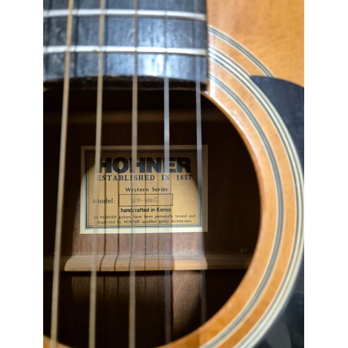 182 - Hohner Western Series acoustic guitar, Model: MW-400G.