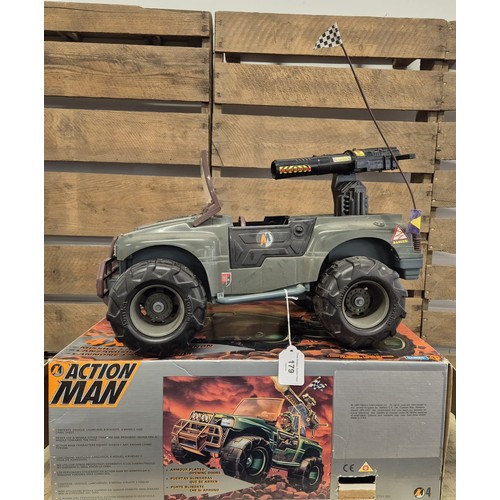 179 - Vintage Action Man jeep with box.