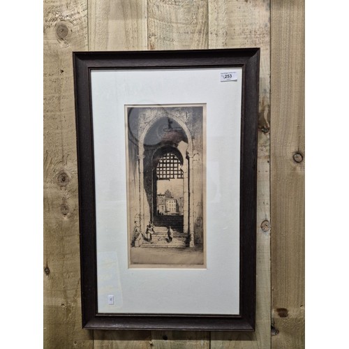 253 - Andrew Fairbairn Affleck 
Original etching titled 