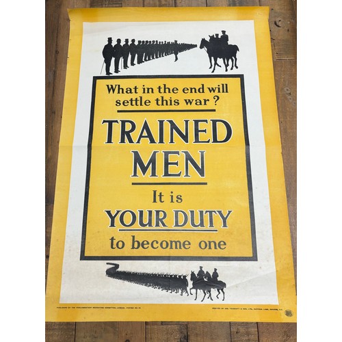 405 - WWI Era Parliamentary Recruiting Committee, London- Poster No. 34. 