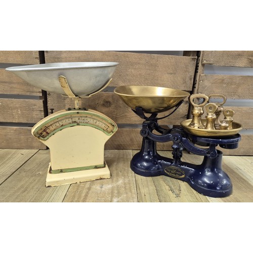 430 - The Viking kitchen scales and weights, together Salter kitchen scales.