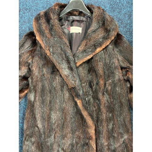 419 - Vintage D. McComiskey of Glasgow ladies fur coat.