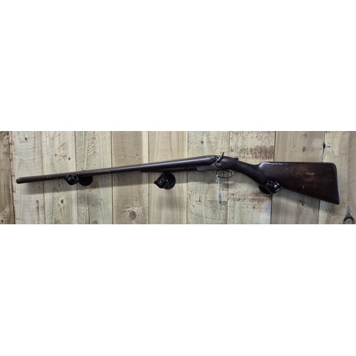 411 - Antique double barrel shotgun- Ithaca Gun Co. Comes with Deactivation Certificate.