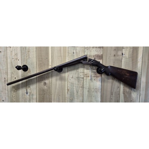 411 - Antique double barrel shotgun- Ithaca Gun Co. Comes with Deactivation Certificate.