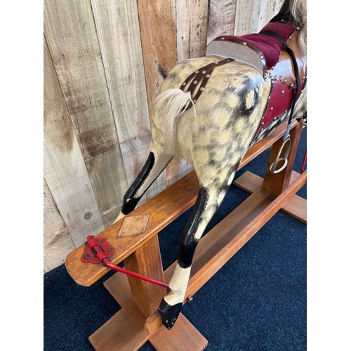 351 - Antique child's rocking horse. [113x140cm]