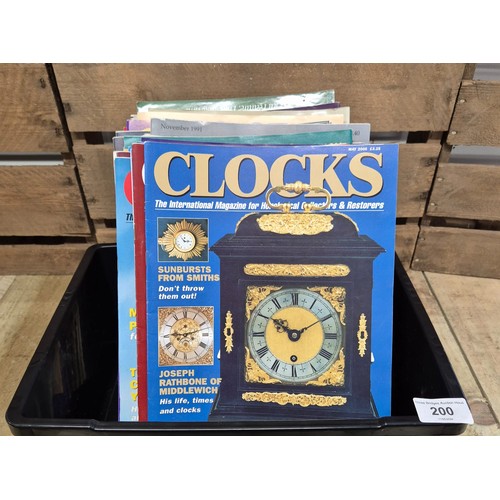 200 - A Selection of clock magazines.