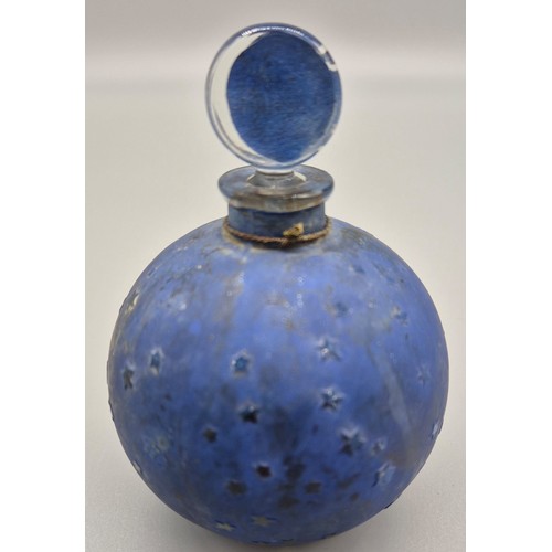 89 - Rene Lalique Dans La Nuit star perfume bottle for Worth, design introduced in 1924. [10.5cm high]