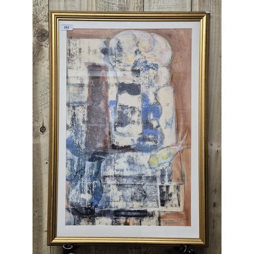 262 - James T. Ferguson [1924-2013]
Original mixed media painting 