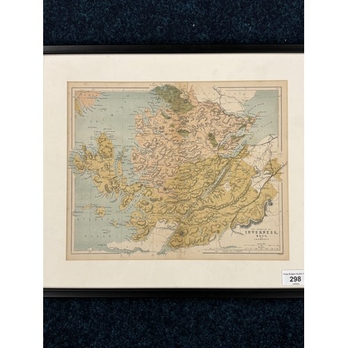 298 - Antique map of 