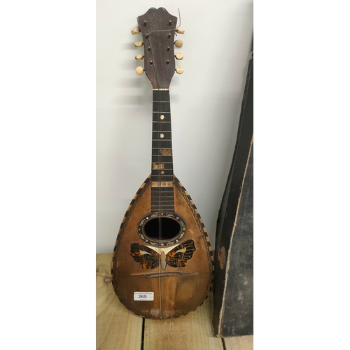 19th century F. DE Mureda Napoli Mandolin with an original box