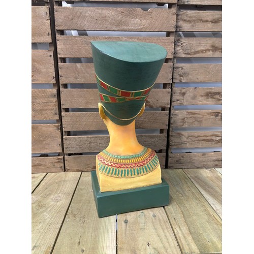 340 - Large Replica sculpture of Queen Nefertiti bust. [52cm high]