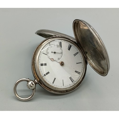 47 - London silver ladies pocket watch produced by James Ritchie & Son of Edinburgh 5146. [Runs for a sho... 