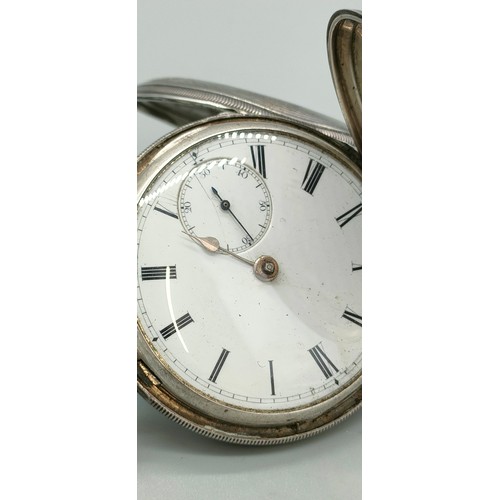 47 - London silver ladies pocket watch produced by James Ritchie & Son of Edinburgh 5146. [Runs for a sho... 