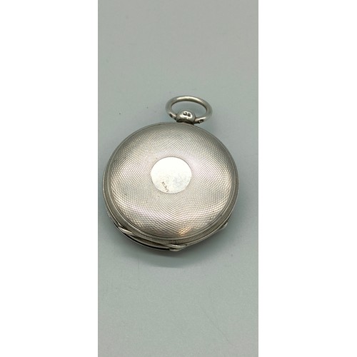 47 - London silver ladies pocket watch produced by James Ritchie & Son of Edinburgh 5146. [Runs for a sho... 