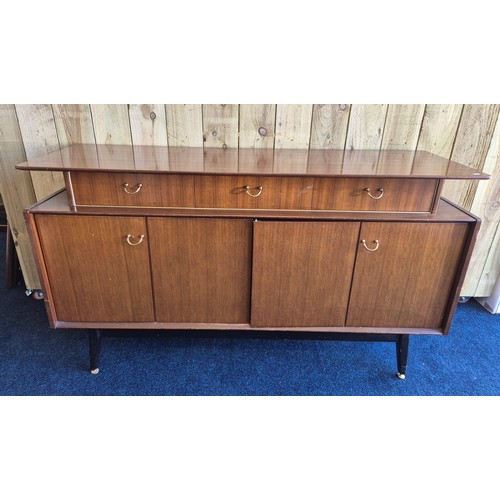 505 - G plan egomme mid century two door side board with three drawers [back left leg needs attention][85x... 